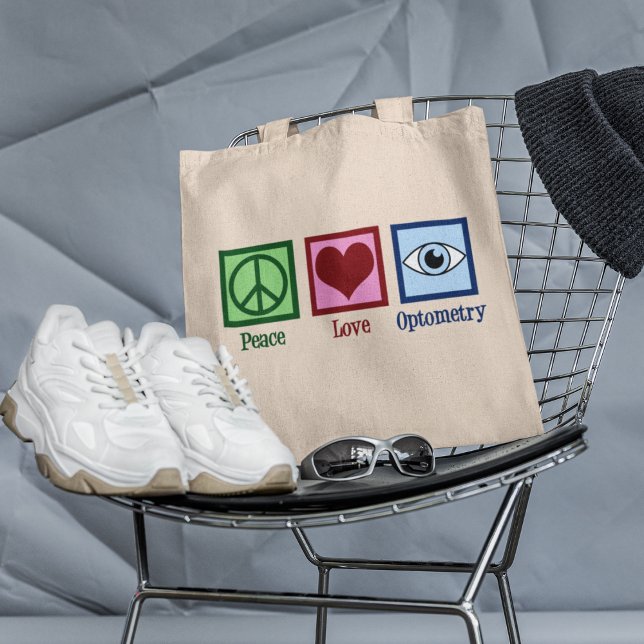 Optometrist Kärlek Optometry Office Tygkasse (Skapare uppladdad)