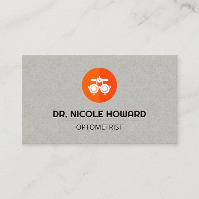 Optometrist | Medicinska Doktor | Hälsovård Visitkort (Framsida)