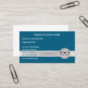 Optometrist Modern Eyewear Doktor Vision Care Visitkort