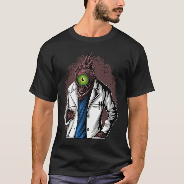 Optometrist Nothic T Shirt (Framsida)
