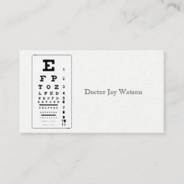 Optometrist Oftalmolog Öga Destiny Destiny's Visitkort