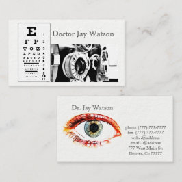 Optometrist Oftalmolog Visitkort