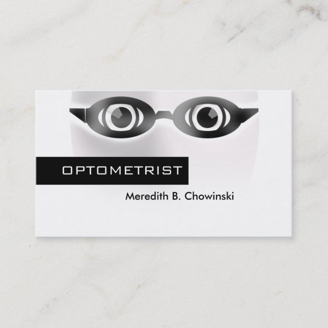 Optometrist Öga Care Specialist Affärskort Visitkort (Framsida)