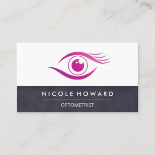 Optometrist Öga Logotyp Visitkort