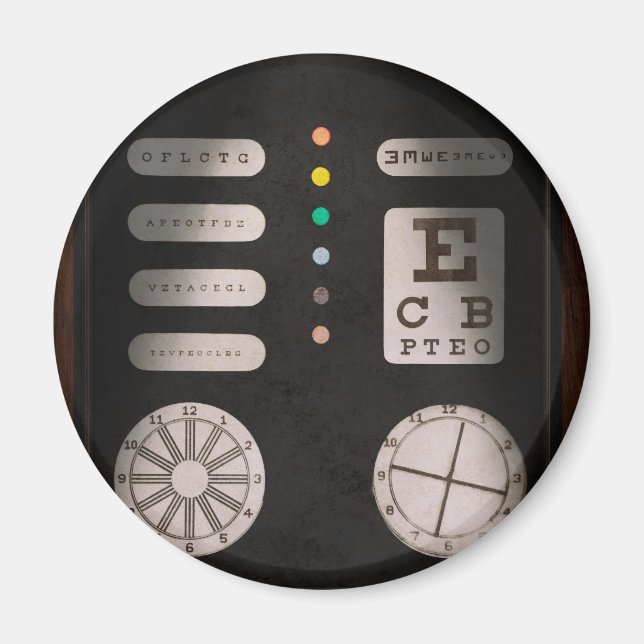 Optometrist - optisk konfusion magnet (Framsidan)