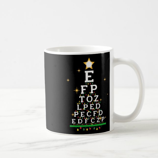 Optometrist Optometri Jul Oftalmolog Ey Kaffemugg (Höger)