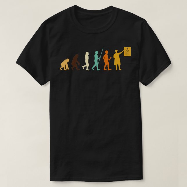 Optometrist Optometri Oftalmolog Evo T Shirt (Design framsida)