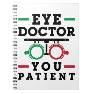 Optometrist Optometri Öga Doktor Din patient Anteckningsbok