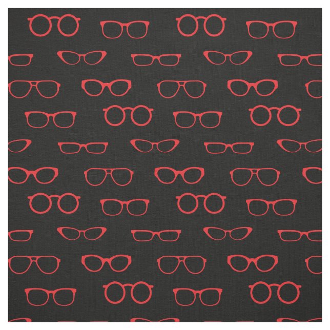 Optometrist Optometrist Röd för glasögon Tyg (Provkarta)