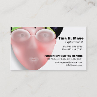 Optometrist Optometry Eyecare Affärskort Visitkort