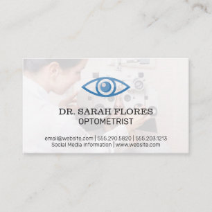 Optometrist   Phoropter   Öga Icon Visitkort