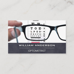 Optometrist Specialisten öga Visitkort