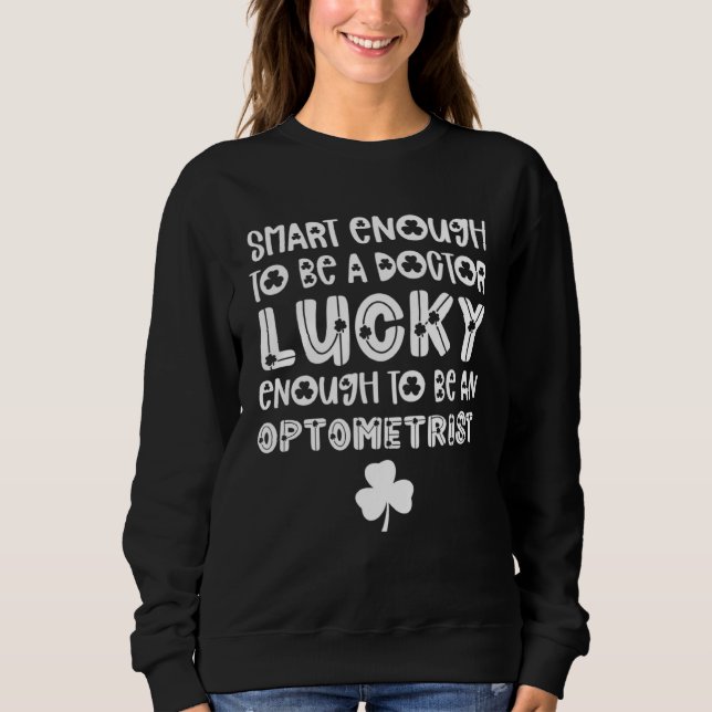 Optometrist St Patricks Day Optometri Team Ögonläk T Shirt (Framsida)