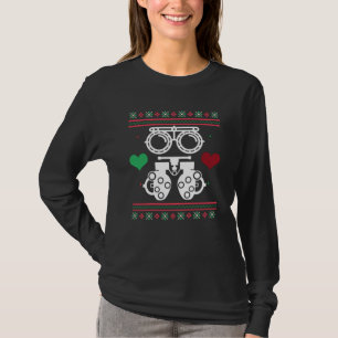 Optometrist Ugly jul Sweater Optician Julafton T Shirt