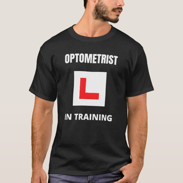Optometrist under utbildning t shirt (Framsida)