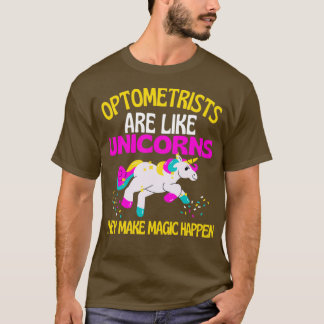 Optometrist Unicorn Magic Optometry T Shirt