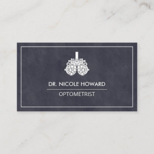 Optometrist Utrustning för pepparrot Visitkort