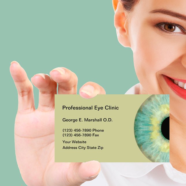 Optometrist Visitkort (Skapare uppladdad)