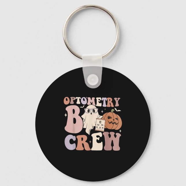 Optometry Crew Optometry Boo Crew Halloween Optici Nyckelring (Framsida)