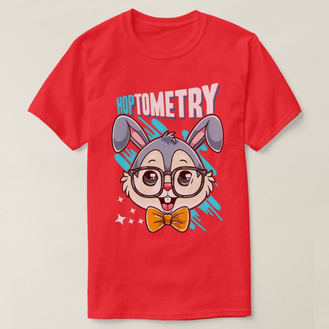 Optometry Easter Hoptometry Optometrist Gift T Shirt (Design framsida)