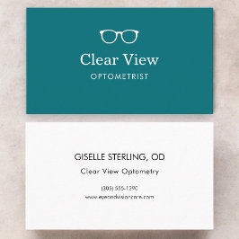 Optometry Eye Doctor Visitkort