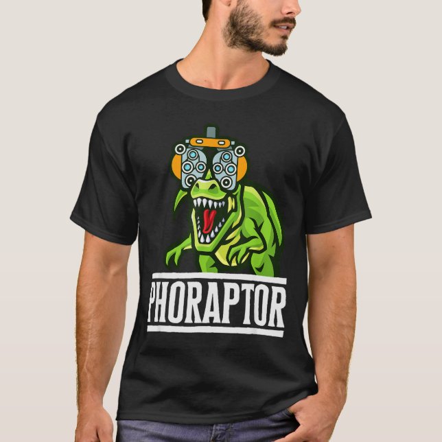 Optometry Machine Phoropter Funny Optometrist Phor T Shirt (Framsida)