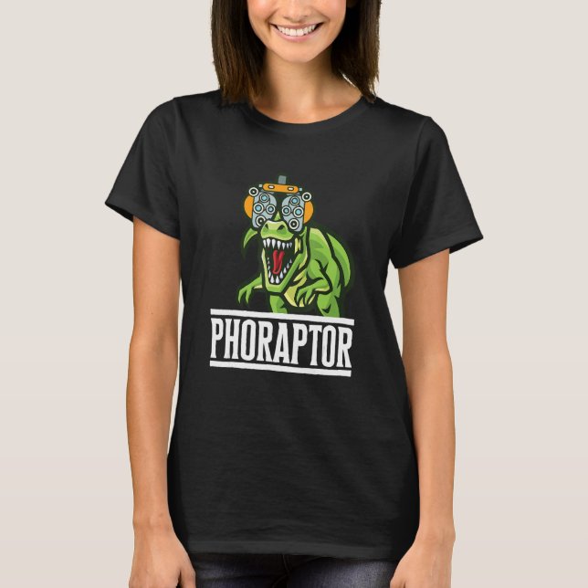 Optometry Maskin Phoropter Funny Optometrist Phor T Shirt (Framsida)