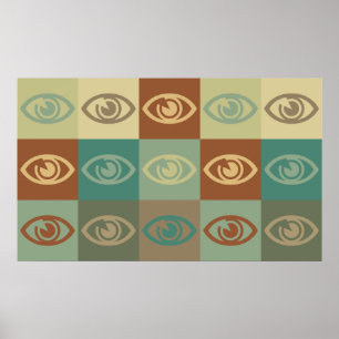 Optometry Pop Art Poster