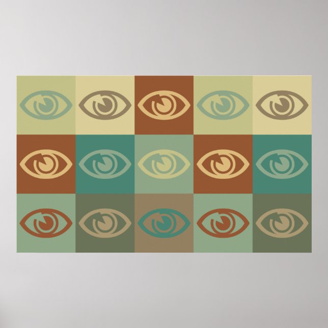 Optometry Pop Art Poster (Framsidan)