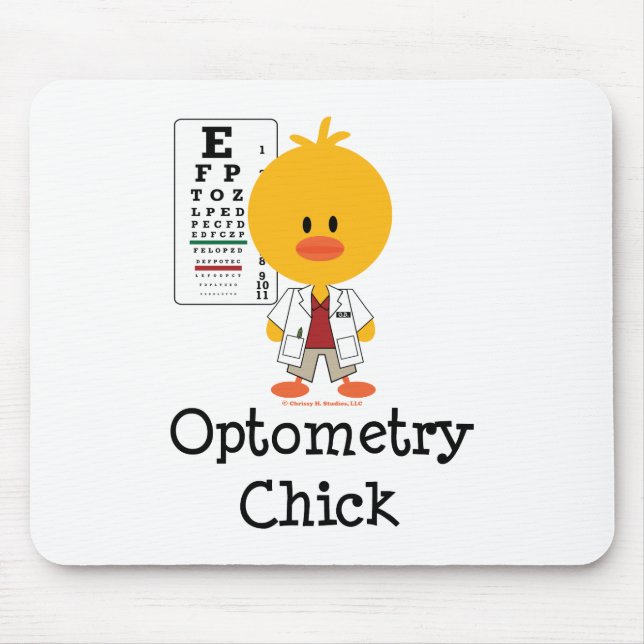 Optometrychick Mousepad Musmatta (Framsidan)