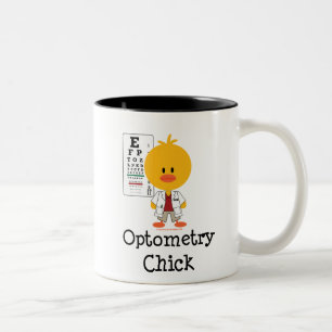 Optometrychickmugg Två-Tonad Mugg