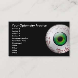 Optometrykort Visitkort