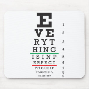 Optometryögat kartlägger illustrationen musmatta