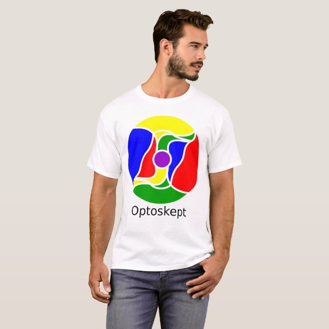 Optoskept Mandalaskjorta T-shirt (Hel framsida)
