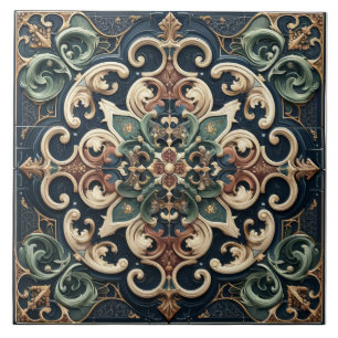 Opulativ, traditionell maximalistisk panel kakelplatta