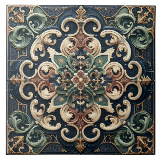Opulativ, traditionell maximalistisk panel kakelplatta