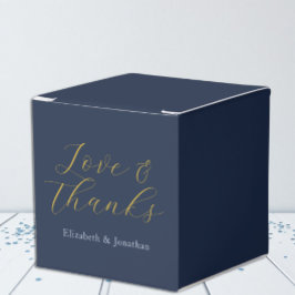 Opulent Blue Bröllop Presentaskar