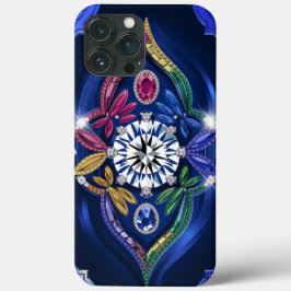 Opulent Elegance: Diamond & Gemstone Engraved