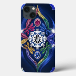 Opulent Elegance: Diamond & Gemstone Engraved