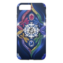 Opulent Elegance: Diamond & Gemstone Engraved