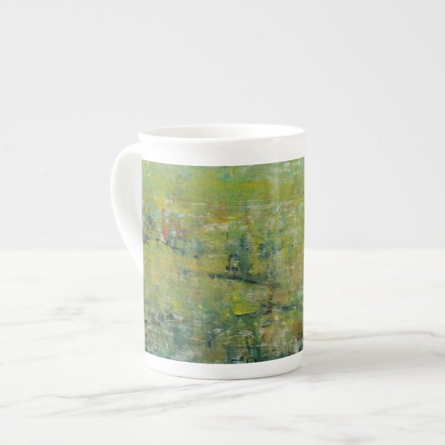 Opulent Fält II Benporslin Mugg (Framsida vänster)