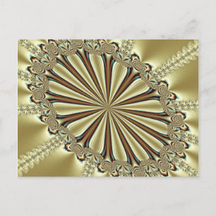 Opulent Firande Fractal Vykort