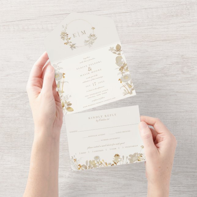 Opulent Gilded Garden Wedding (Avrivbar del)