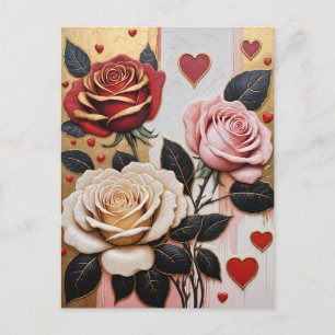 Opulent Hearts och Ro Helg Vykort