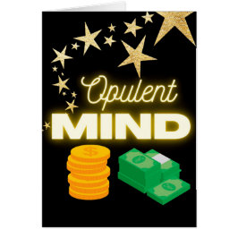 Opulent minneskort OBS kort