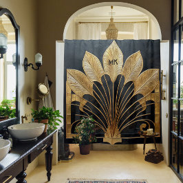 Opulent Trendig 1920's Art Deco Black och Guld