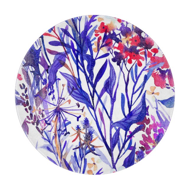 Opulent Watercolor Blommigts: Garden Background. (Framsidan)