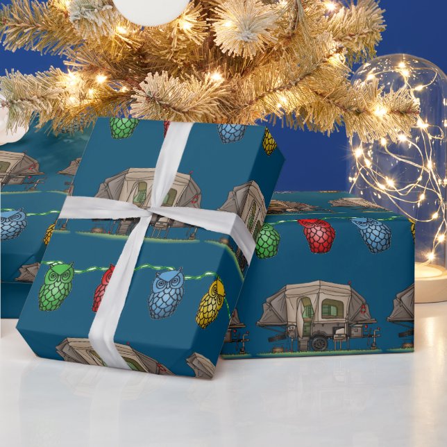 Opus 4-popup-kamera med RV-lycklig Presentpapper (Helgdagar)