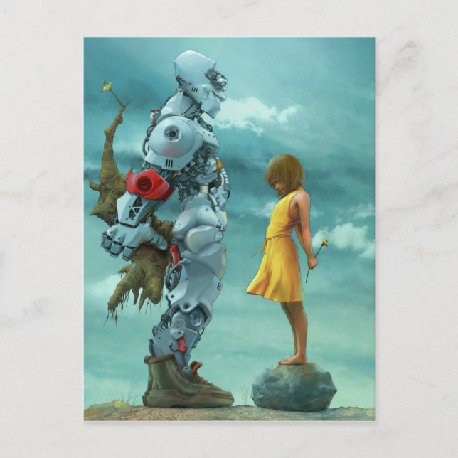 OPUS Cyber Valentine Day Helg Vykort (Framsida)