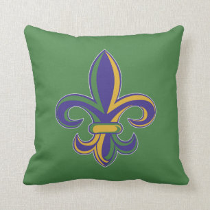 OPUS Mardi Gras Fleur De Lis Kudde